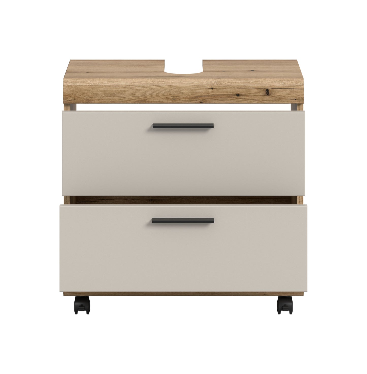 Homes & Jones Waschbeckenunterschrank auf Rollen, Schrank easy to handle