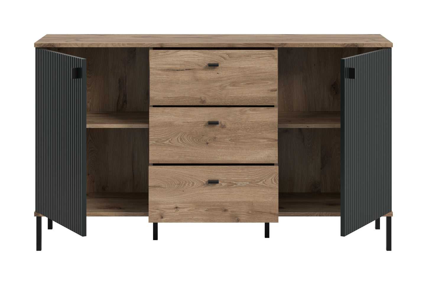 Homes & Jones Sideboard, Wohnzimmerschrank-mit Schubladen, Universalschrank