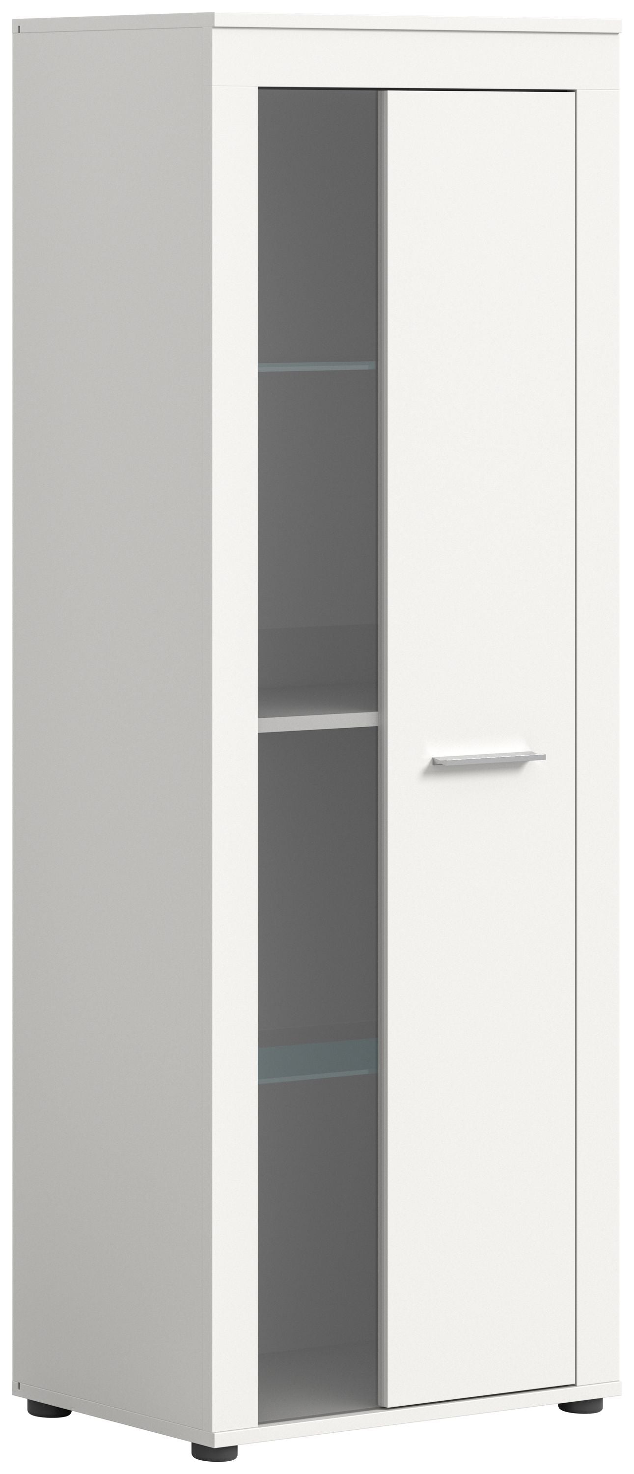 Homes & Jones Vitrinenschrank 60 cm breit, Wohnzimmerschrank, Wohnmöbel