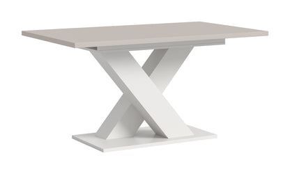 Table de salle à manger MOTION (L/H/P : env. 150/76/90 cm) en blanc/cachemire