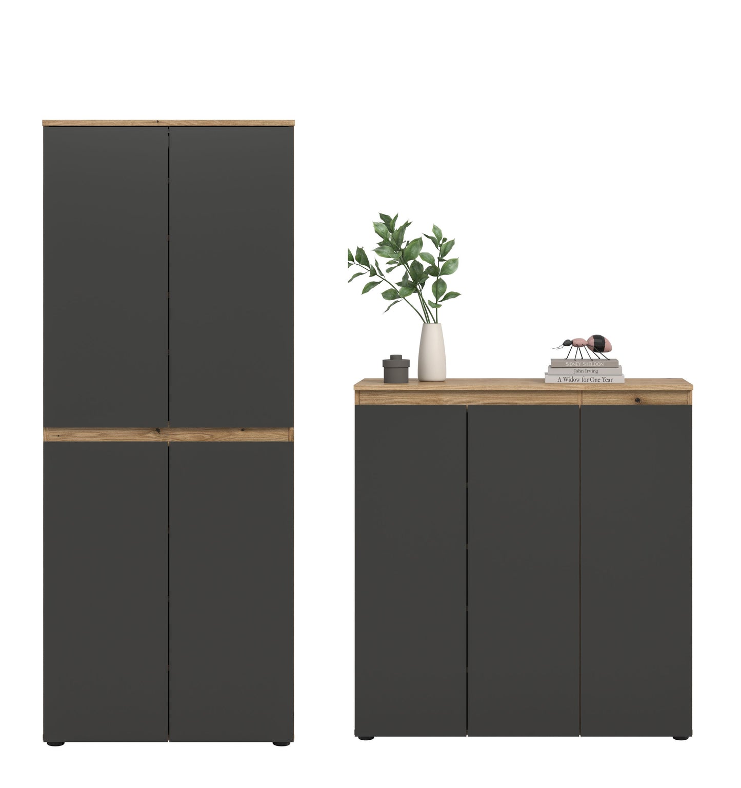 Homes & Jones Universalschrank 2-tlg., Mehrzweckschrank, Breite Gesamt 190 cm