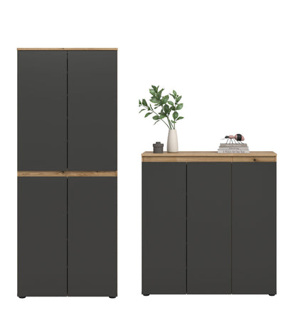 Homes & Jones Universalschrank 2-tlg., Mehrzweckschrank, Breite Gesamt 190 cm