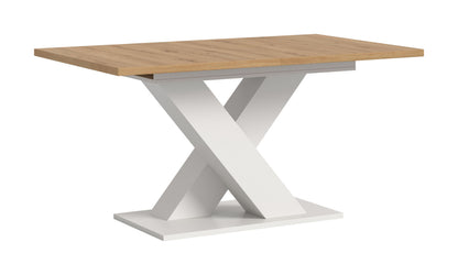 Table de salle à manger MOTION (L/H/P : env. 150/76/90 cm) en blanc/cachemire