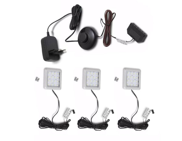 Unterbauspot WARM Weiss 3er BELEUCHTUNG (B/H/T: ca. 22/8/5 cm) in --/--
