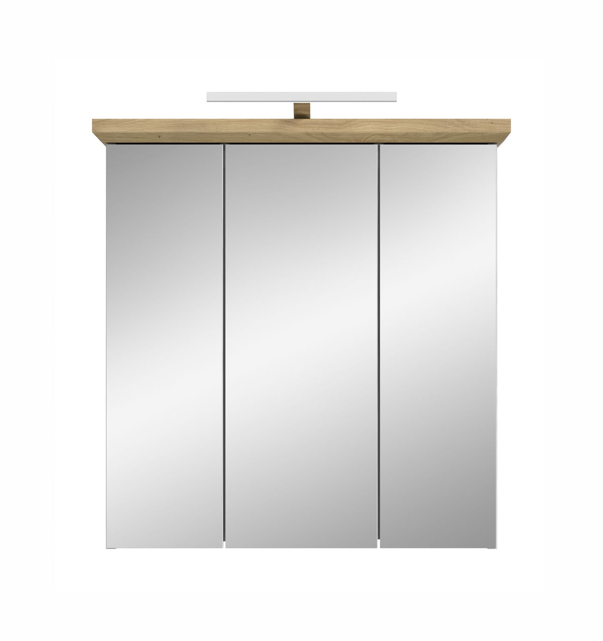 Mirror Cabinet with lighting VERONA (W/H/D: approx. 69/71/21 cm) in Sibiu Larch replica/Sibiu Larch replica