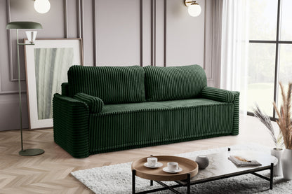 Canapé-lit Grubs – Canapé moderne en velours côtelé avec fonction couchage
