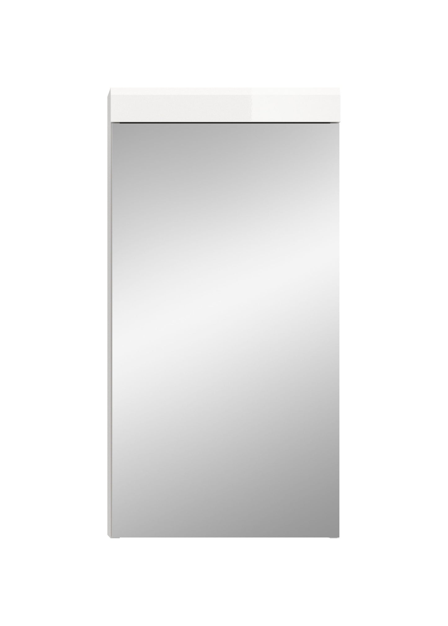 Scout Spiegelschrank  (B/H/T: 40x79x18 cm) in Spiegelglas und Weiß