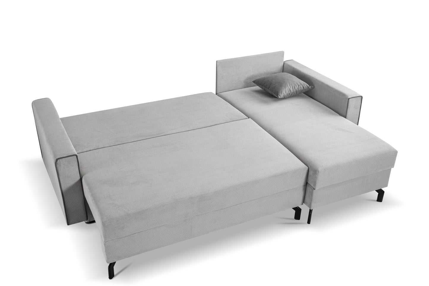 Canapé-lit Marti – Canapé moderne en velours côtelé avec fonction couchage