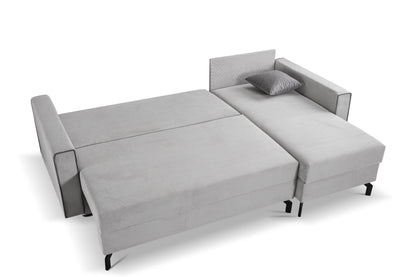 Canapé-lit Marti – Canapé moderne en velours côtelé avec fonction couchage