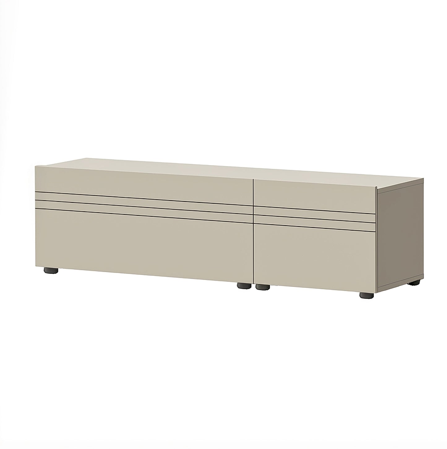 Beach Lowboard stehend  (B/H/T: 135x36x34 cm) in Kaschmir