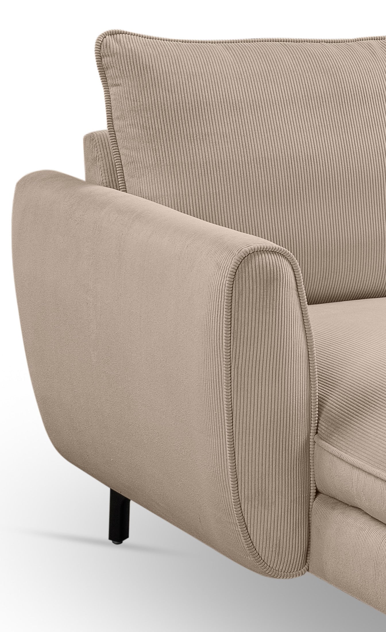 Homes & Jones Ecksofa Wohnlandschaft mit Webstoff-Bezug, Sofa in U-Form