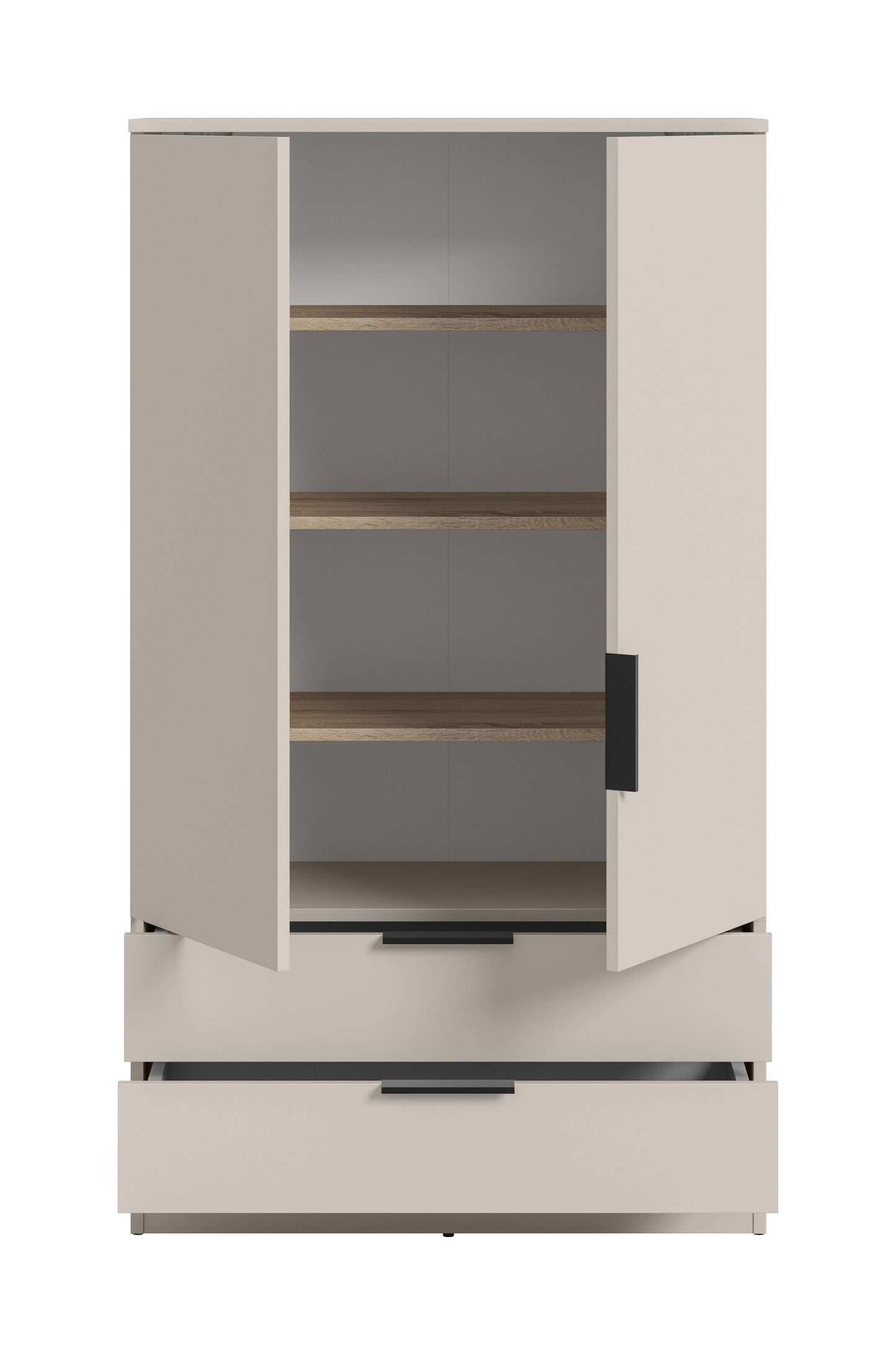 Homes & Jones Kleiderschrank 80 cm, Jugendzimmerschrank mit Schubladen