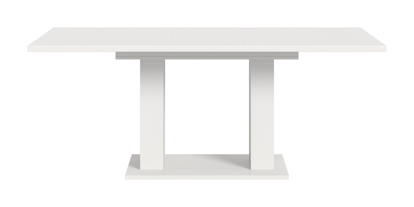 Table de salle à manger MOTION (L/H/P : env. 150/76/90 cm) en blanc/cachemire