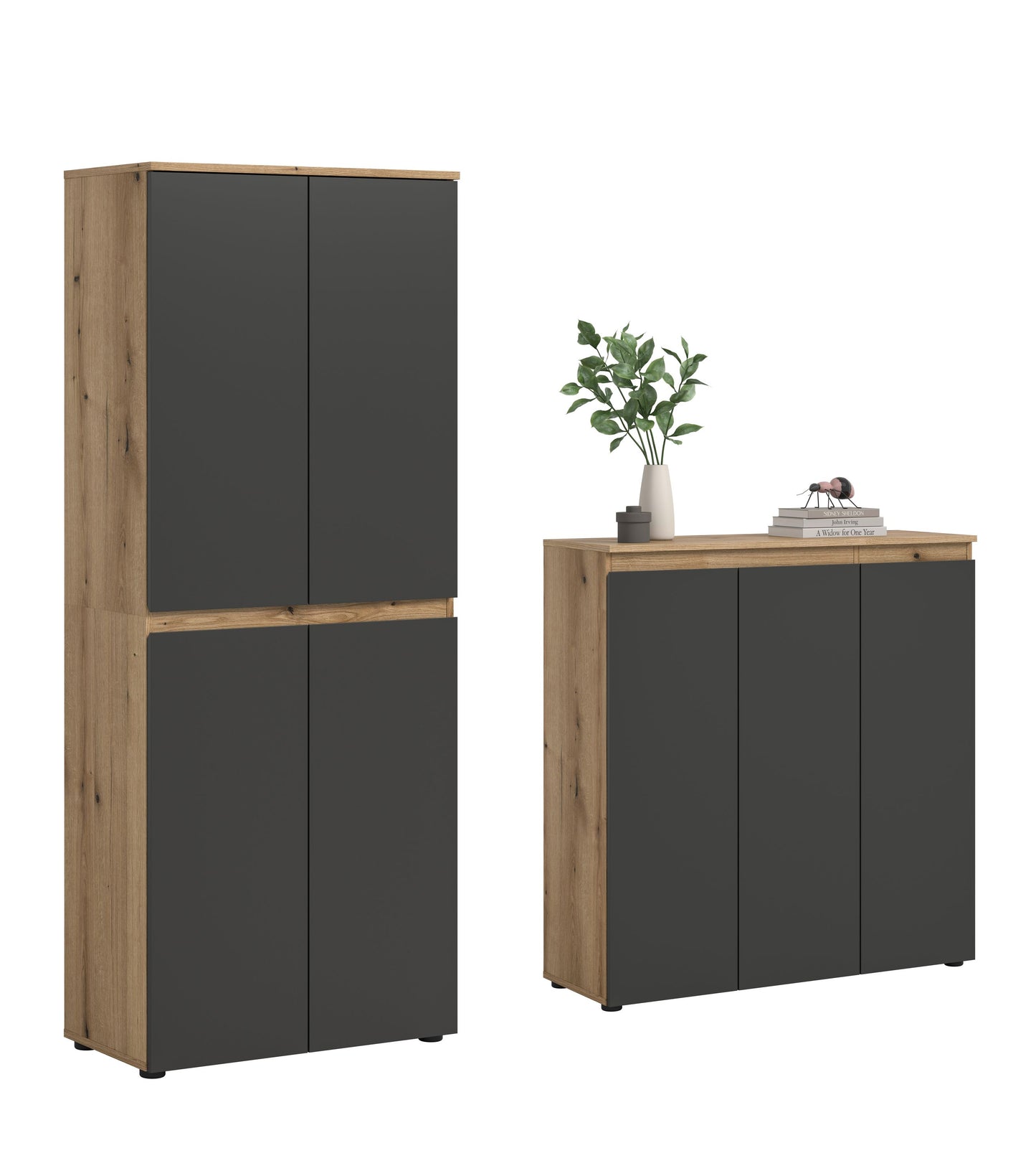 Homes & Jones Universalschrank 2-tlg., Mehrzweckschrank, Breite Gesamt 190 cm