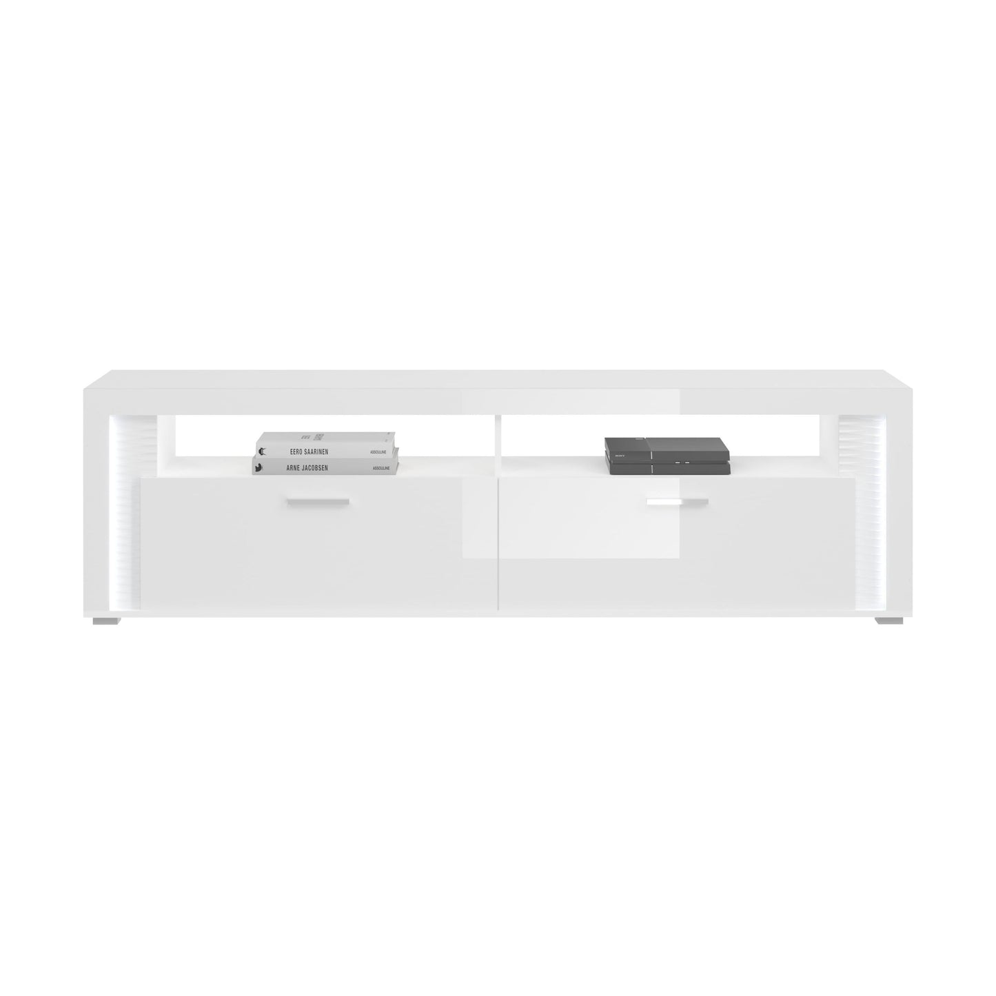 Combinaison murale SKYLIGHT (L/H/P: env. 351/202/46 cm) en blanc/blanc brillant