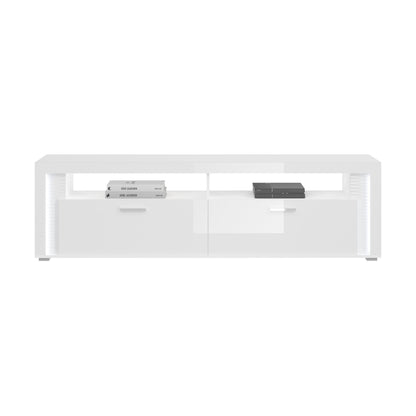 Combinaison murale SKYLIGHT (L/H/P: env. 351/202/46 cm) en blanc/blanc brillant