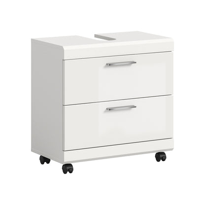Homes & Jones Waschbeckenunterschrank auf Rollen, Schrank easy to handle