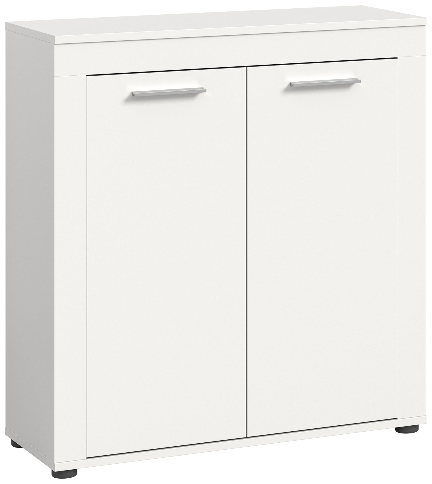 Highboard JAM (L/H/P : env. 80/88/35 cm) en imitation chêne Wotan/gris