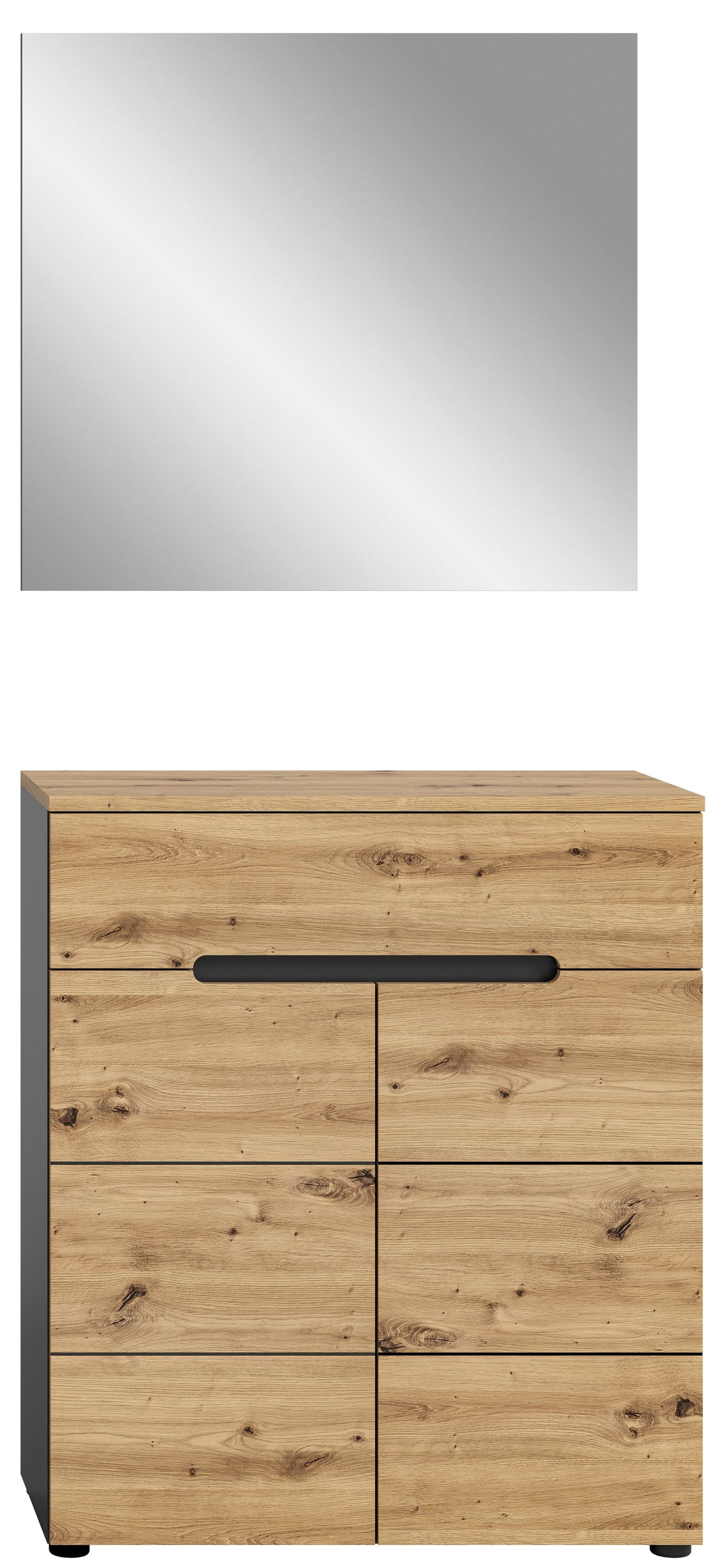 Homes & Jones Garderoben Set 2-tlg., Flurmöbel Set passend für kleine Flure
