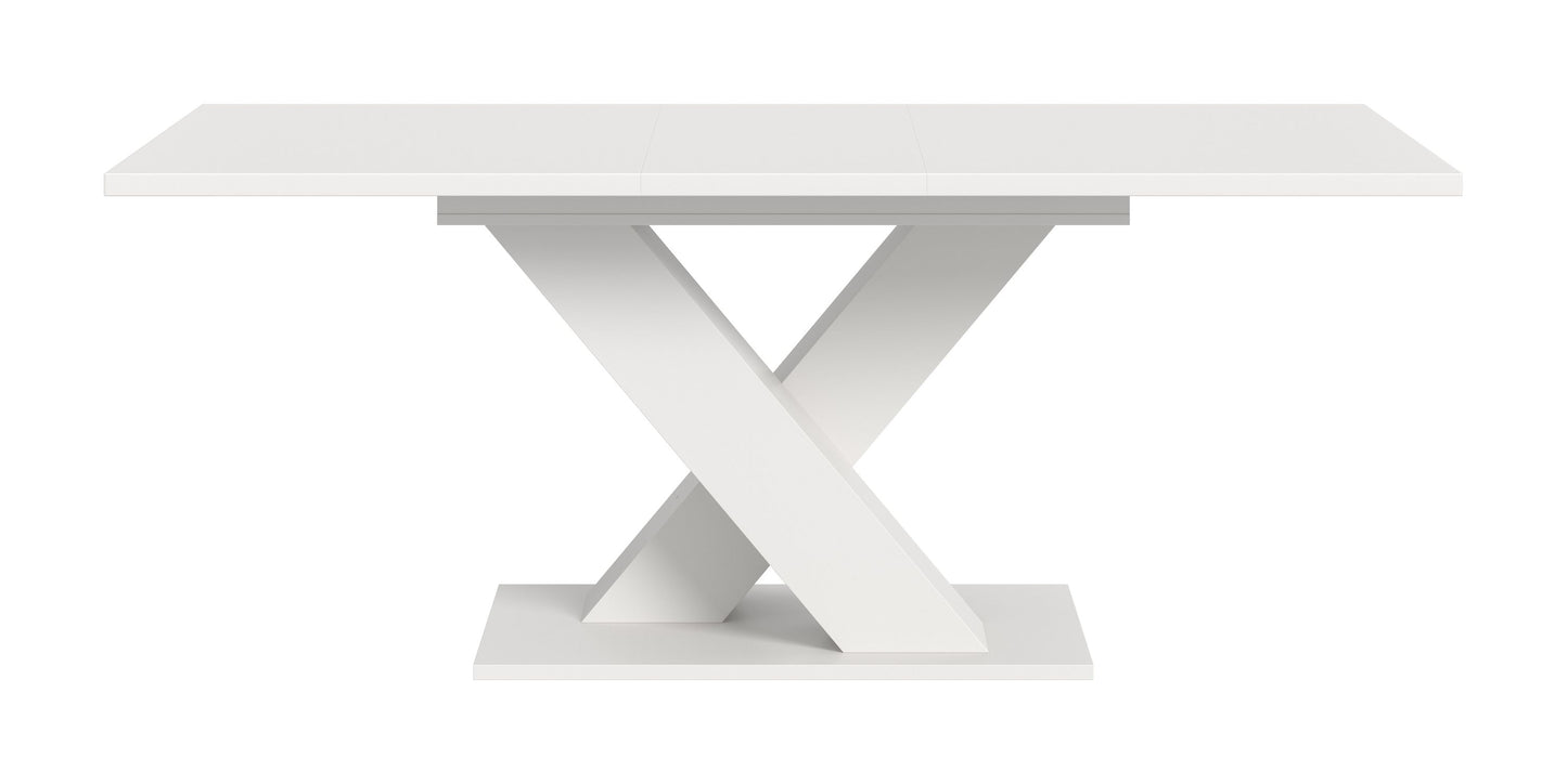 Table de salle à manger MOTION (L/H/P : env. 150/76/90 cm) en blanc/cachemire