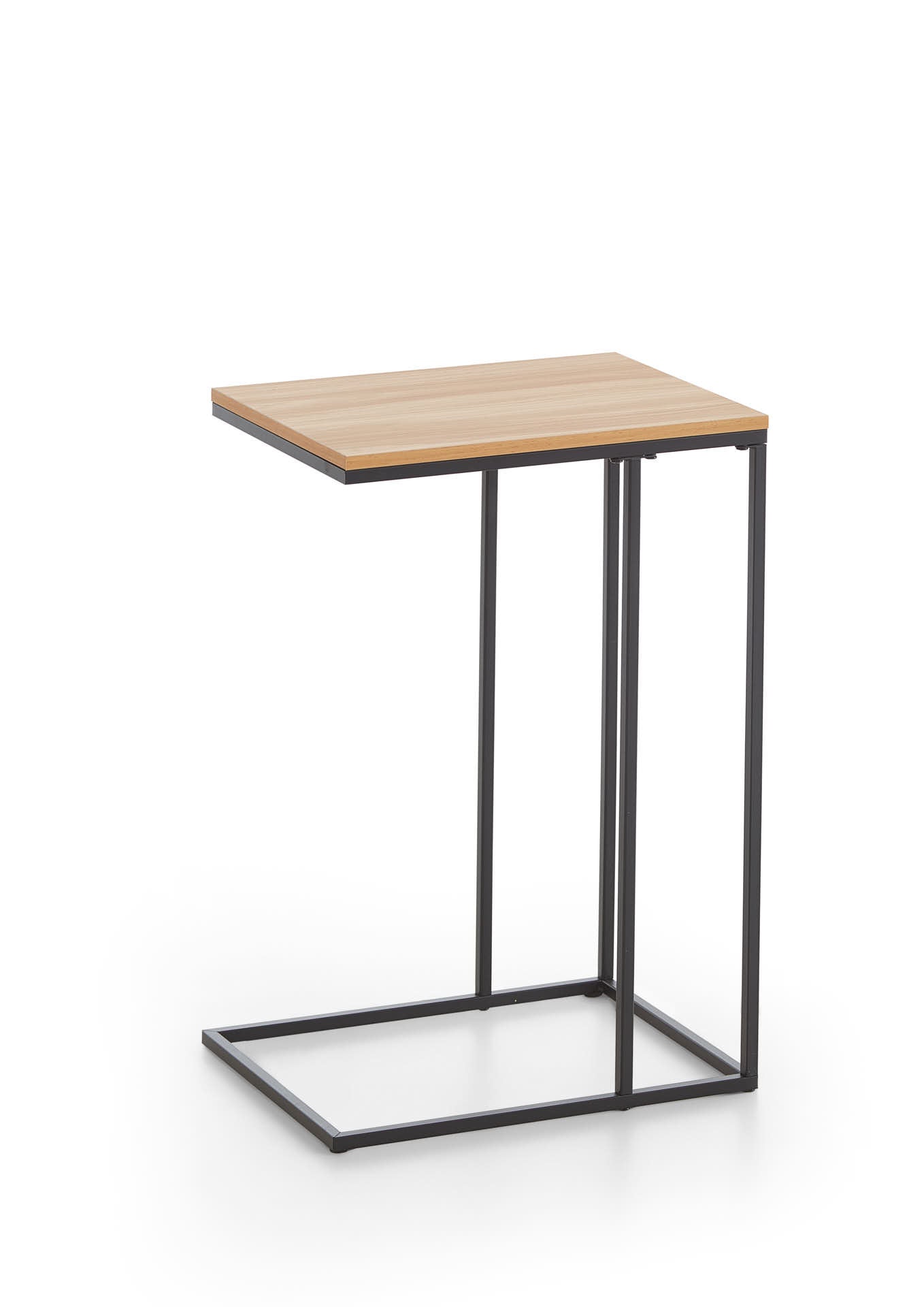 Homes & Jones Beistelltisch mit Tischplatte & schwarzem Metallgestell