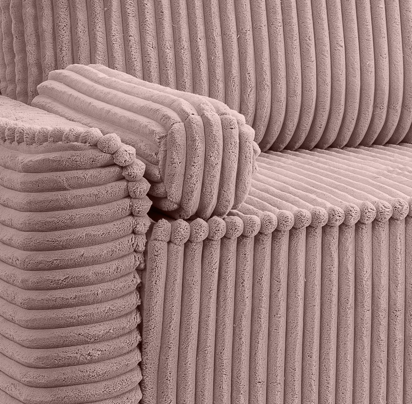 Canapé-lit Grubs – Canapé moderne en velours côtelé avec fonction couchage