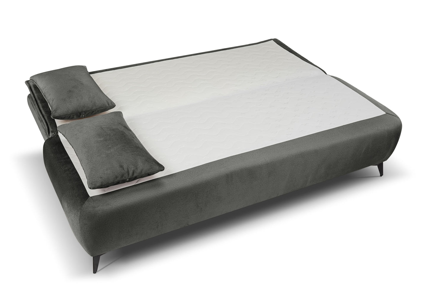 Canapé convertible Sendi – Luxueux canapé en velours avec fonction couchage