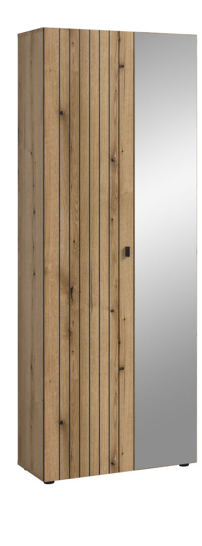 Armoire-vestiaire STATION (L/H/P : env. 70/192/37 cm) en cachemire/cachemire
