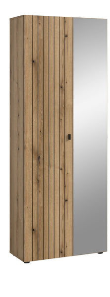 Armoire-vestiaire STATION (L/H/P : env. 70/192/37 cm) en cachemire/cachemire
