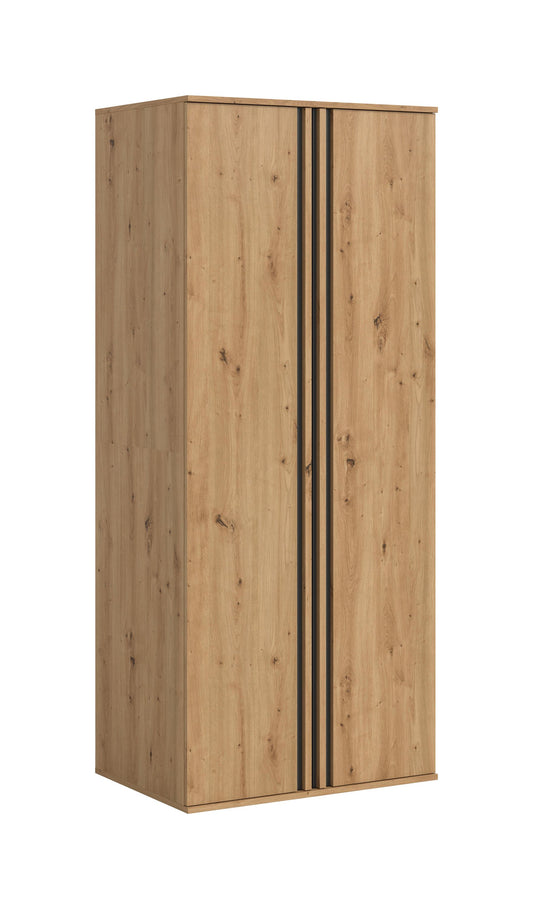 Armoire 2 portes TOFTA (l/h/p: env. 80/192/56 cm) imitation chêne Artisan/imitation chêne Artisan
