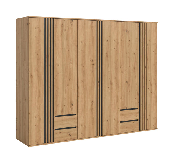 Kleiderschrankkombination TOFTA (B/H/T: ca. 240/190/56 cm) in Artisan Eiche Nachbildung/Artisan Eiche Nachbildung