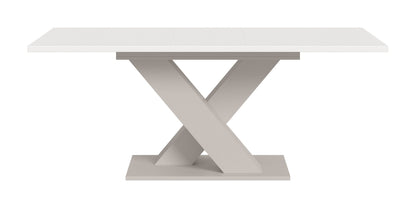 Table de salle à manger MOTION (L/H/P : env. 150/76/90 cm) en blanc/cachemire