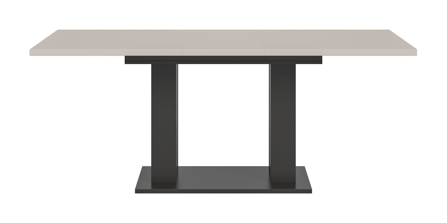 Table de salle à manger MOTION (L/H/P : env. 150/76/90 cm) en blanc/cachemire