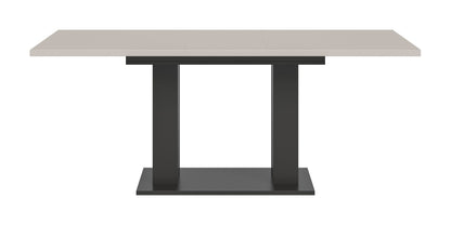 Table de salle à manger MOTION (L/H/P : env. 150/76/90 cm) en blanc/cachemire
