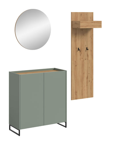 Homes & Jones Garderobe 3-tlg., Garderobenset, Dielenmöbel-Flurmöbel
