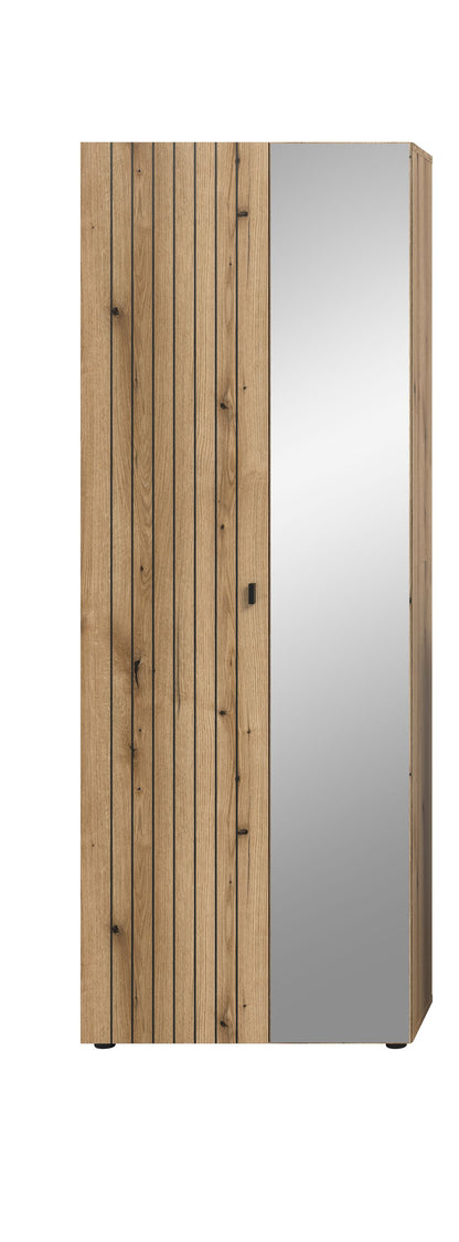 Armoire-vestiaire STATION (L/H/P : env. 70/192/37 cm) en cachemire/cachemire