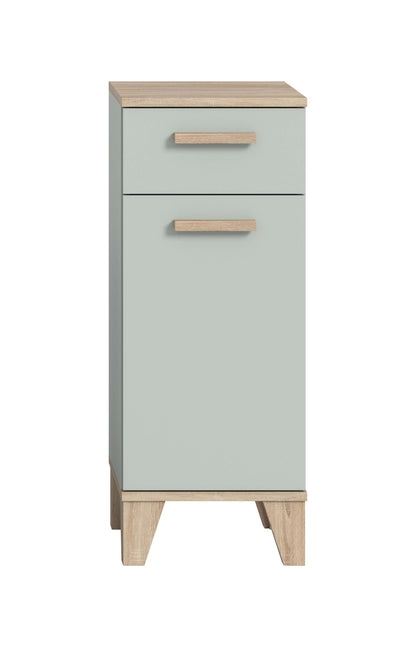 Meuble bas de salle de bain STAR (l/h/p: env. 34/87/31 cm) en vert clair/vert clair