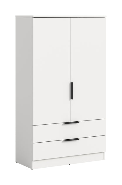 Armoire à linge COPENHAGUE (l/H/P : env. 80/140/37 cm) en anthracite/anthracite