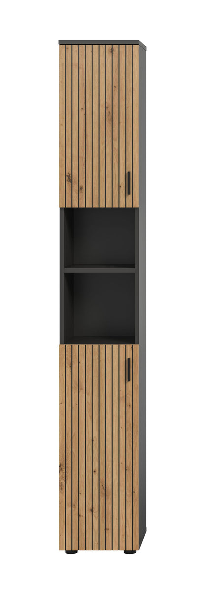 Meuble de salle de bain MONE (l/H/P : env. 30/192/30 cm) en cachemire/cachemire