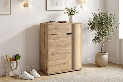 Keno Schuhkommode (B/H/T: 80x98x37 cm) in Artisan Eiche Nachbildung