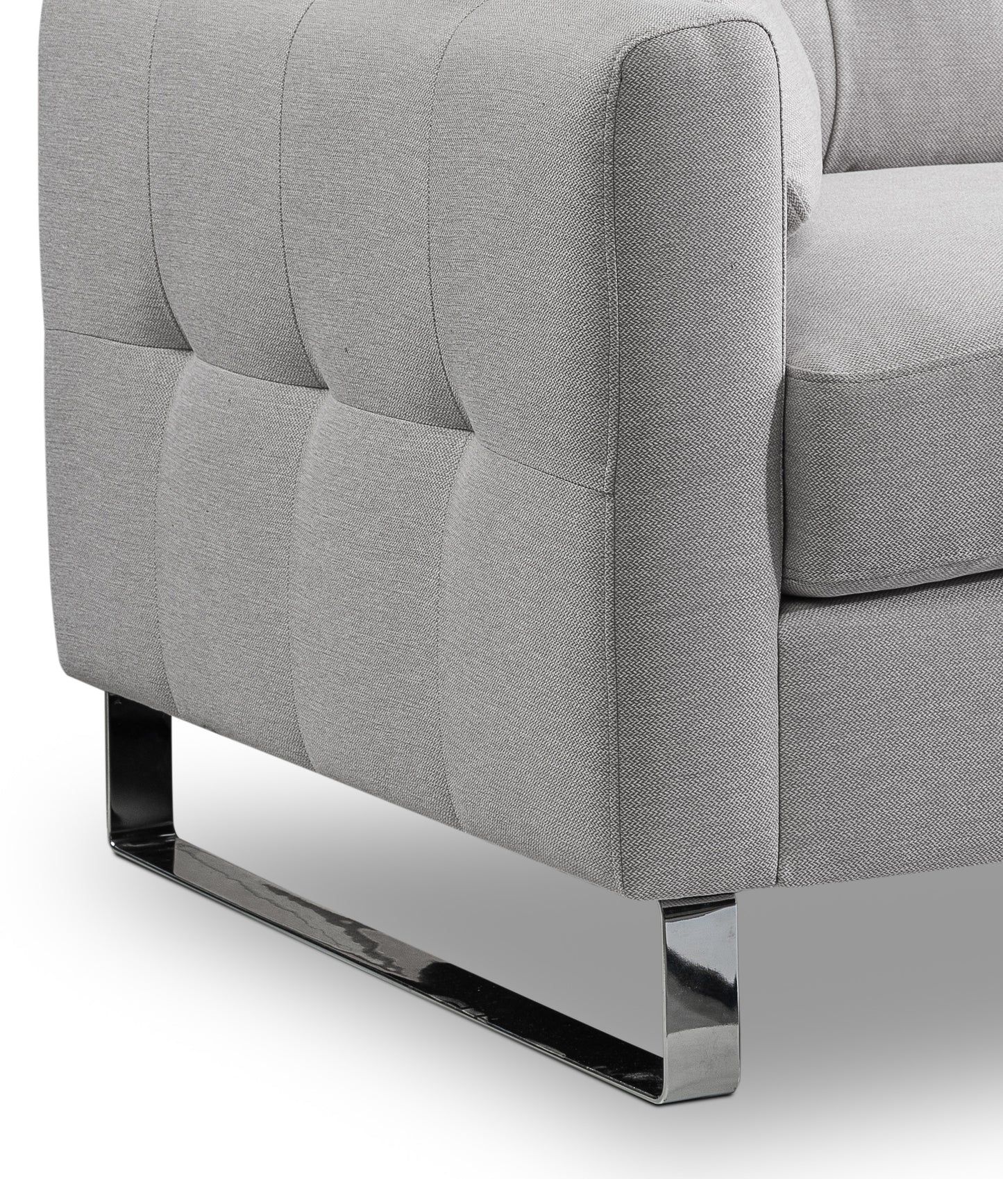 Fauteuil Hera – Fauteuil rembourré moderne avec revêtement en tissu plat