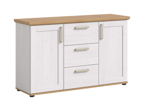 Buffet VERONA (L/H/P : env. 129/80/40 cm) imitation mélèze Sibiu/imitation mélèze Sibiu