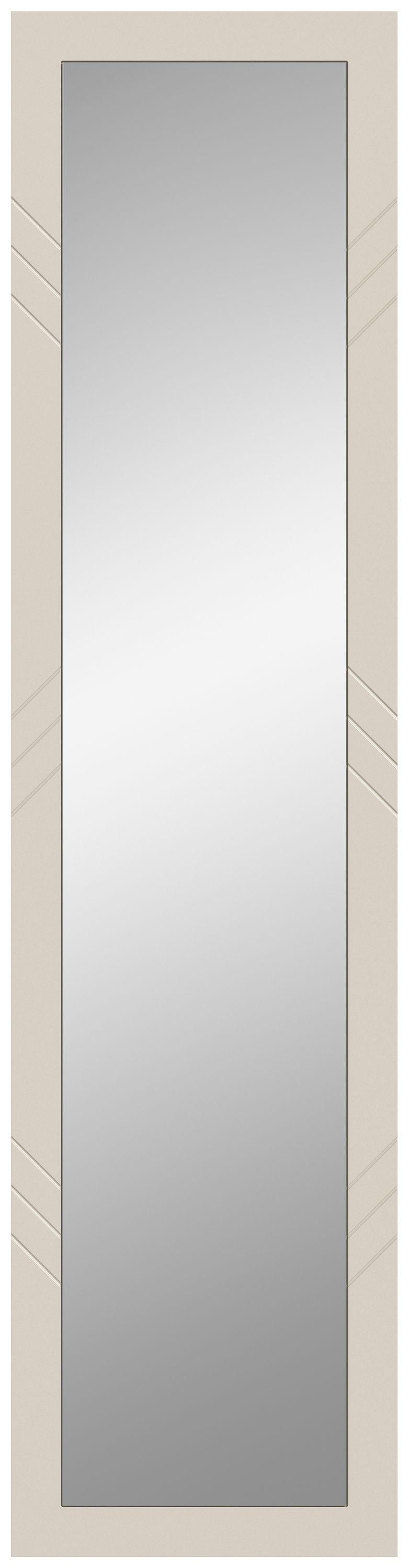 Miroir NOTES (L/H/P : env. 45/180/2 cm) en beige sable/beige sable mat/miroir