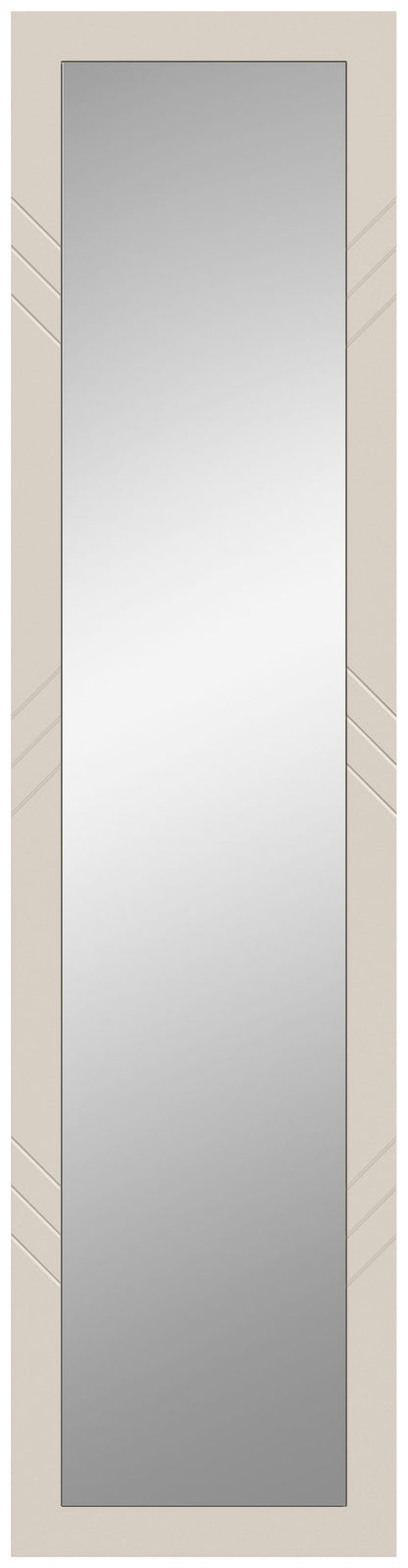 Miroir NOTES (L/H/P : env. 45/180/2 cm) en beige sable/beige sable mat/miroir