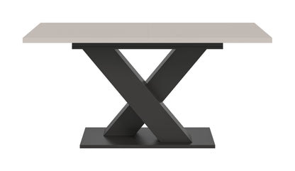Table de salle à manger MOTION (L/H/P : env. 150/76/90 cm) en blanc/cachemire