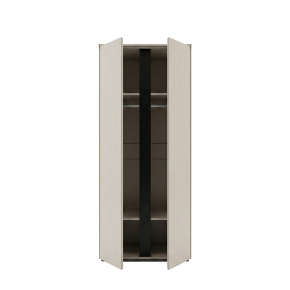 Amara Kleiderschrank 2-türig (B/H/T: 79x184x52 cm) in Kaschmir