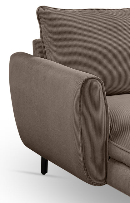 Homes & Jones Ecksofa Wohnlandschaft mit Webstoff-Bezug, Sofa in U-Form