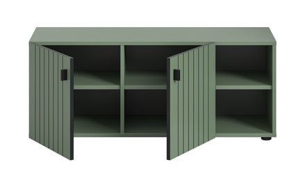 Banc STATION (L/H/P : env. 106/43/37 cm) vert fumée/vert fumée
