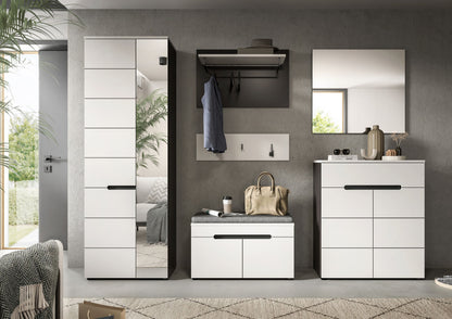 Homes & Jones Garderoben Set 6-tlg., Flurmöbelkomplett Set, Dielenkomplettset