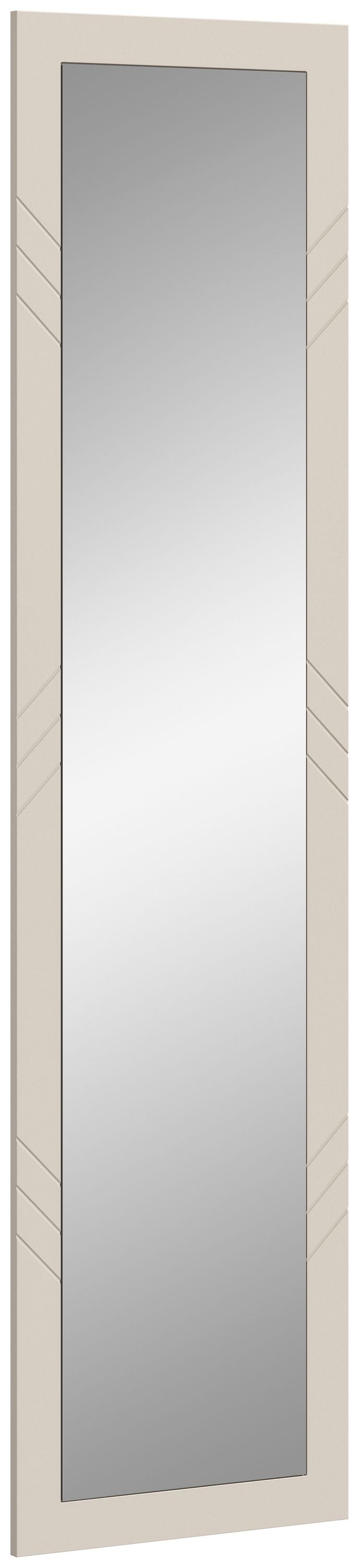 Miroir NOTES (L/H/P : env. 45/180/2 cm) en beige sable/beige sable mat/miroir